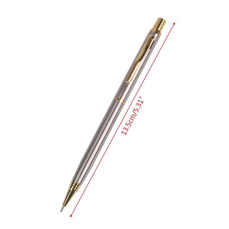 Mary 0.5mm Pulpen Ballpoint Metal Komersial Pensil Mekanik Pulpen Otomatis Tulisan Dr