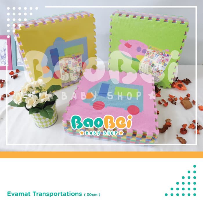 Evamats / Matras / Puzzle Karet / Alas Lantai bongkar pasang transport PROMO