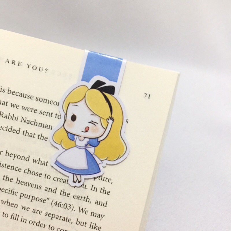 

Magnetic Bookmark Disney Princess Custom - Pembatas Buku Magnet Lucu
