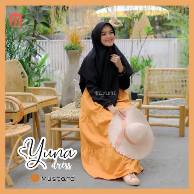 Yuna Dress By Mayumi (Gamis Terlaris)