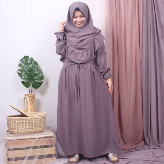 Gamis Umaya Abu Zink  Shopee Indonesia