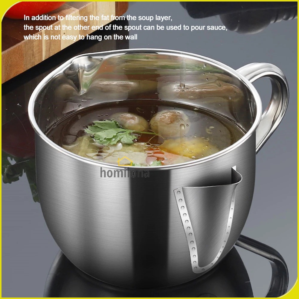 XINBAILI Panci Masak Soup Pot Drainer Stainless Steel 1000ml - KC0408