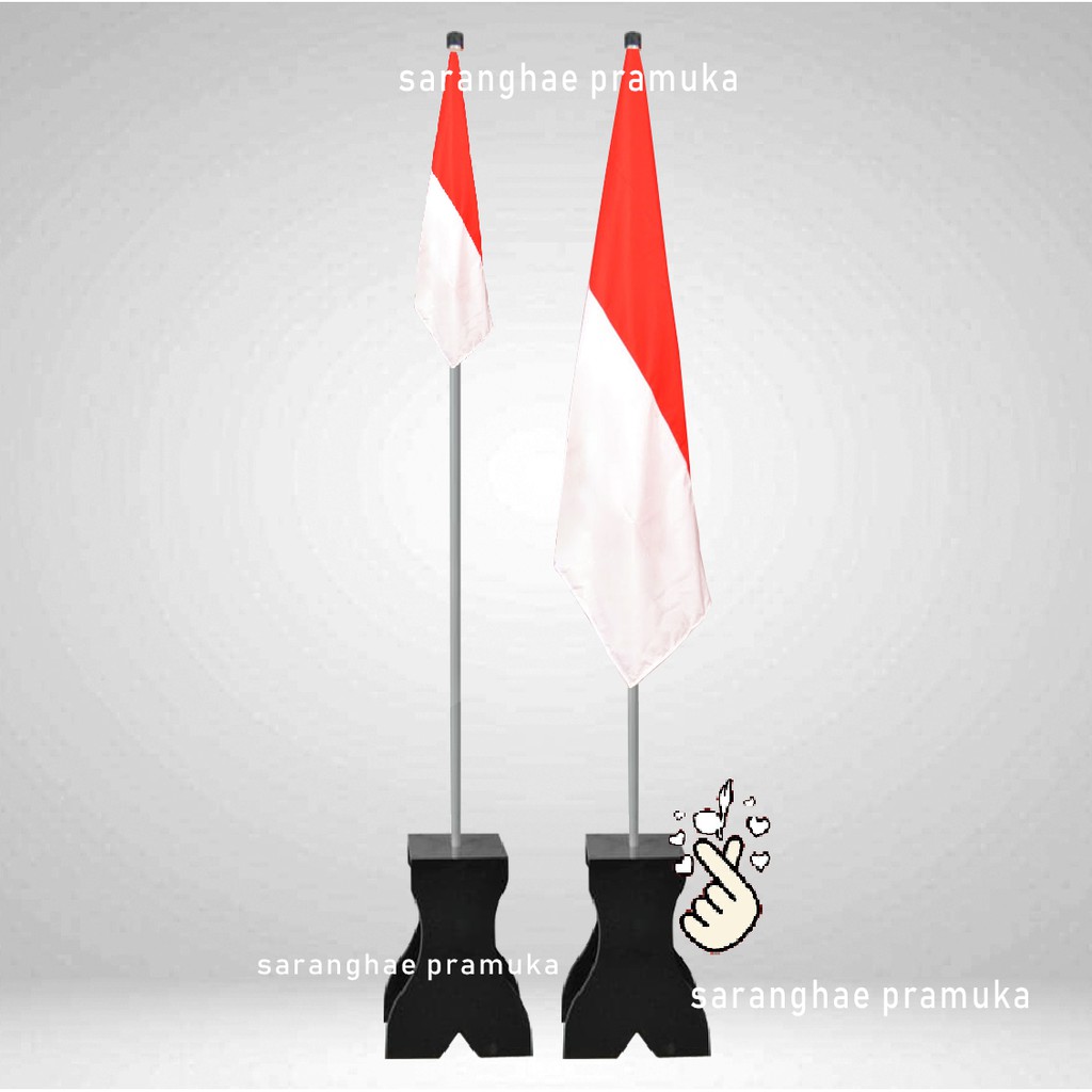 Bendera Merah Putih Indonesia Bahan Kain Satin Mengkilap Bendera Rumah Sekolah