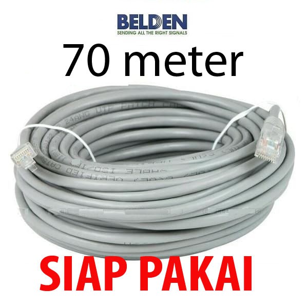 Kabel LAN UTP Belden Cat6e 70 Mtr - Cat6e Belden Original Siap Pakai