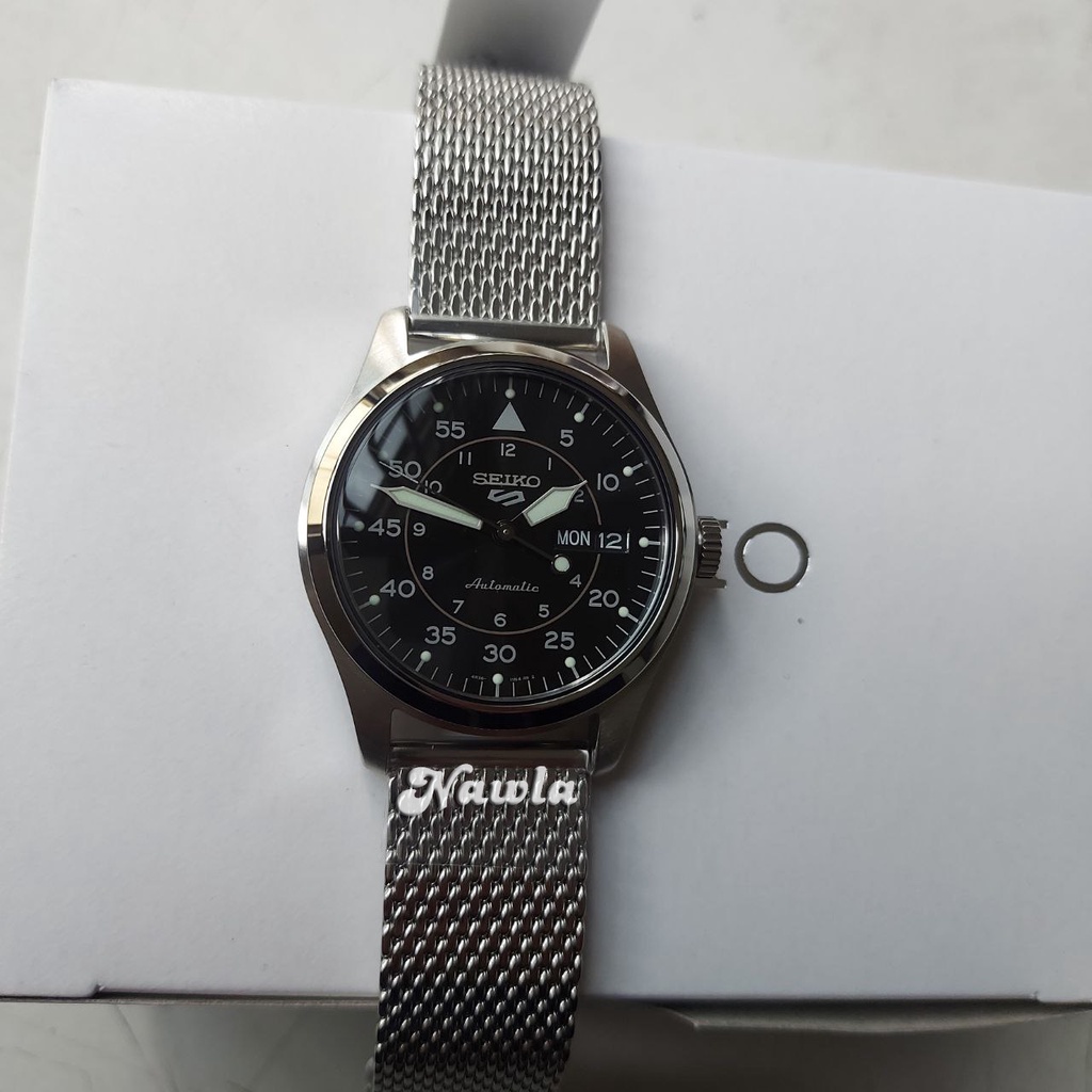 Seiko 5 Sports SRPH23K1 Flieger Black Dial - Jam Tangan Pria SRPH23