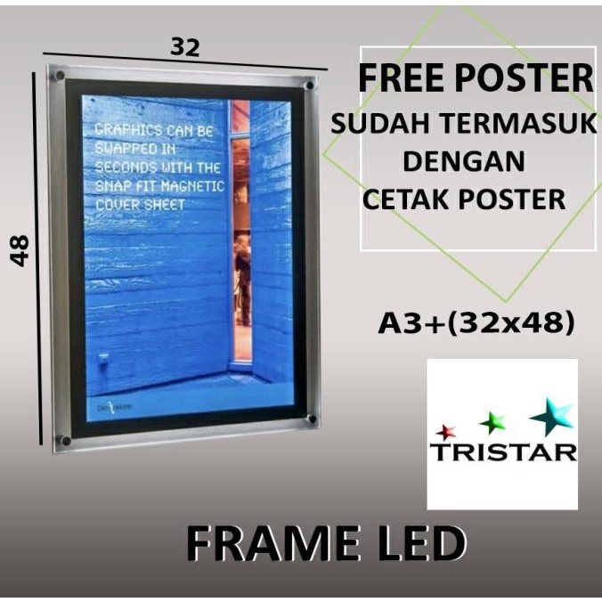 

Office & Stationery | Document Organizer | Akrilik Led Menu / Akrilik Display Menu Led (A3+) | Best Seller