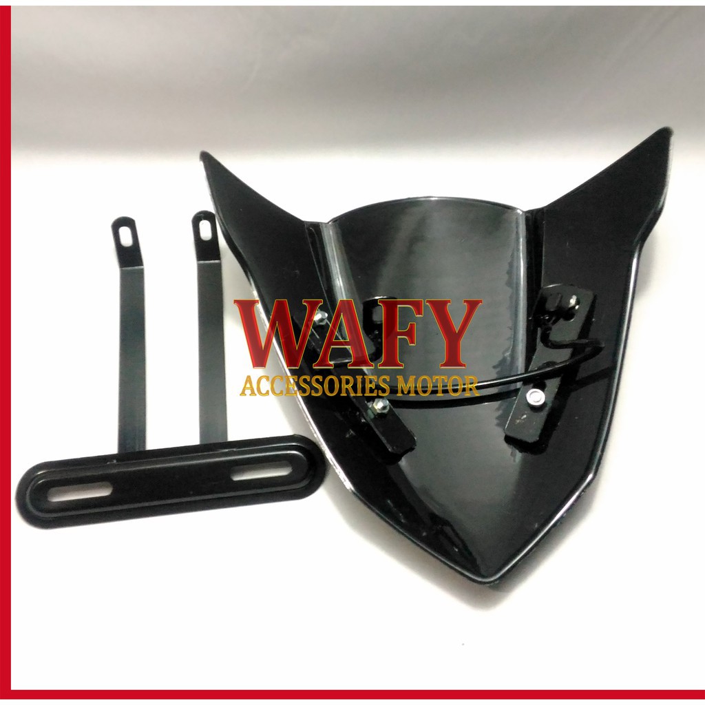 diskon windshield karbu Visor ninja model yamaha byson aksesoris motor diskon