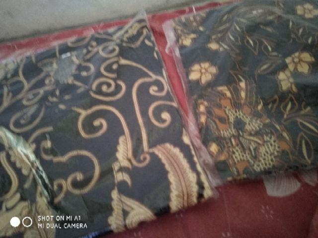 Kemeja Batik Motif New Seno Baju Seragam Kantor Alkhalis