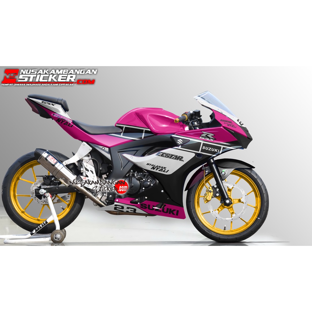 Stiker GSX 150 R Ecstar Pink