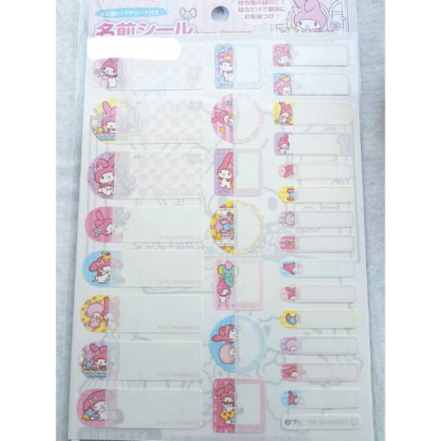 

Sticker nama melody asli jepang