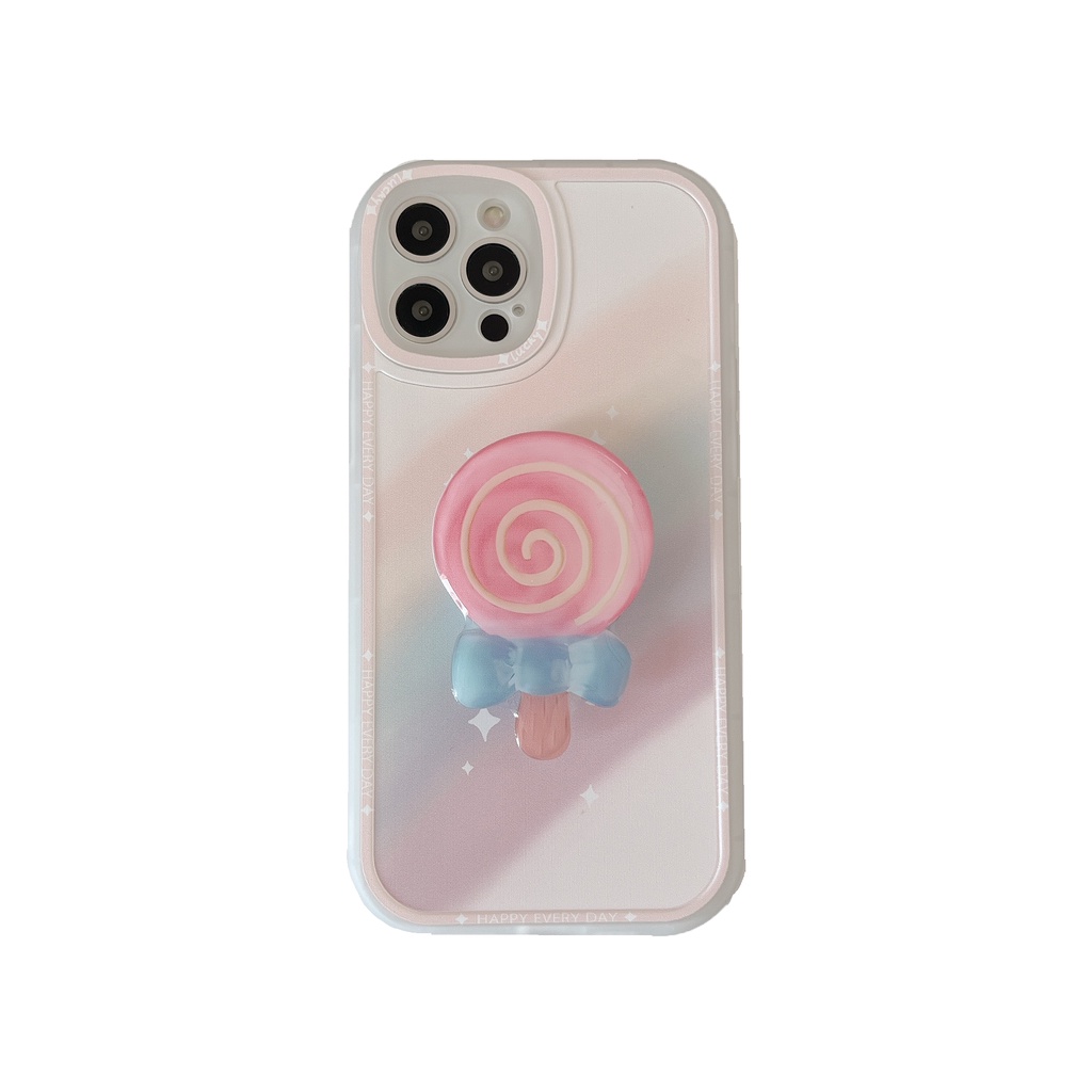 Soft Case Desain Lollipop Pelangi Untuk OPPO A3S Realme C1 A52 A92 A7 A5S A12 A11K F9 Pro F11 A95 A9 A53 A33 A31 2020 A36 A76 A96 A55 F9 Pro F11 A35 Az 6s 7Z 8s