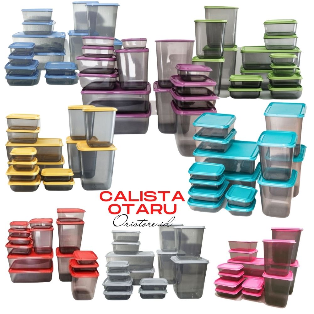 TOPLES CALISTA OTARU SMOKE SEALWARE / TOPLES PLASTIK SET ISI 14 PCS / TOPLES CALISTA 14PCS / CALISTA OTARU / TOPLES KOTAK / TOPLES SET