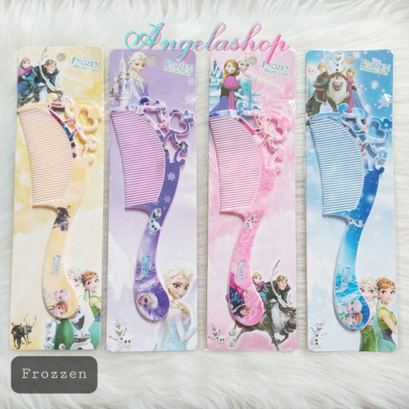 Sisir fancy hellokitty/Sisir karakter/Sisir fancy murah/Sisir fancy frozen ada 3 type