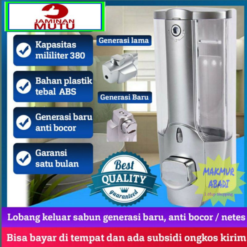 Tempat Sabun Cair dan Shampoo - Dispenser Sabun Cair Otomatis