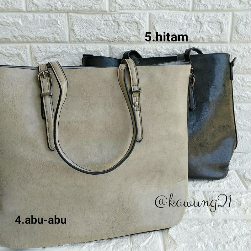 TW1803 Tas Wanita Premium Kulit Sintetis Fashion  Cewek Cantik Shabby