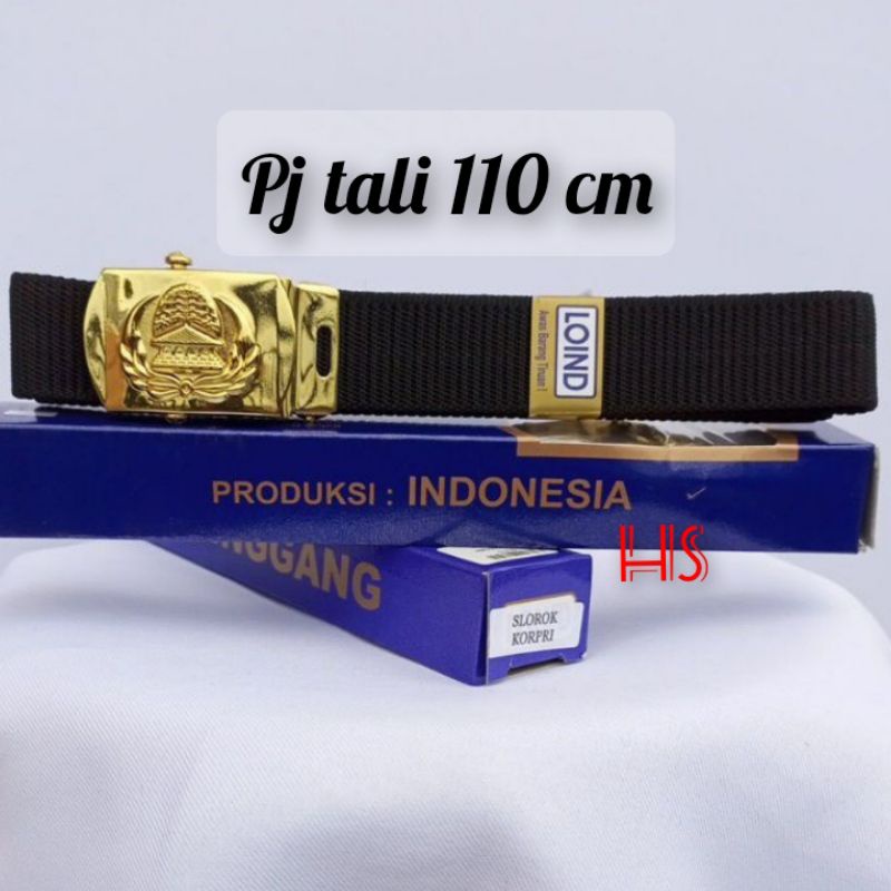 sabuk korpri loind asli ori panjang -+110 cm sabuk korpri sabuk asn sabuk pns ikat pinggang  pegawai