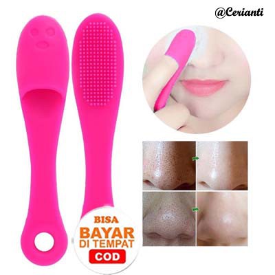 SIKAT KOMEDO/ BLACKHEAD FINGER BRUSH / T ZONE SILIKON SILICONE