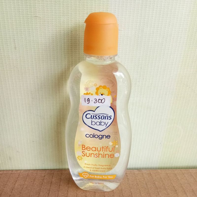 CUSSONS BABY COLOGNE LOVELY KISS,SOF TOUCH,BEAUTIFUL SUNSHINE,HAPPY FRESH,CHEERFUL SMILE,SPARKING JOY 100ML