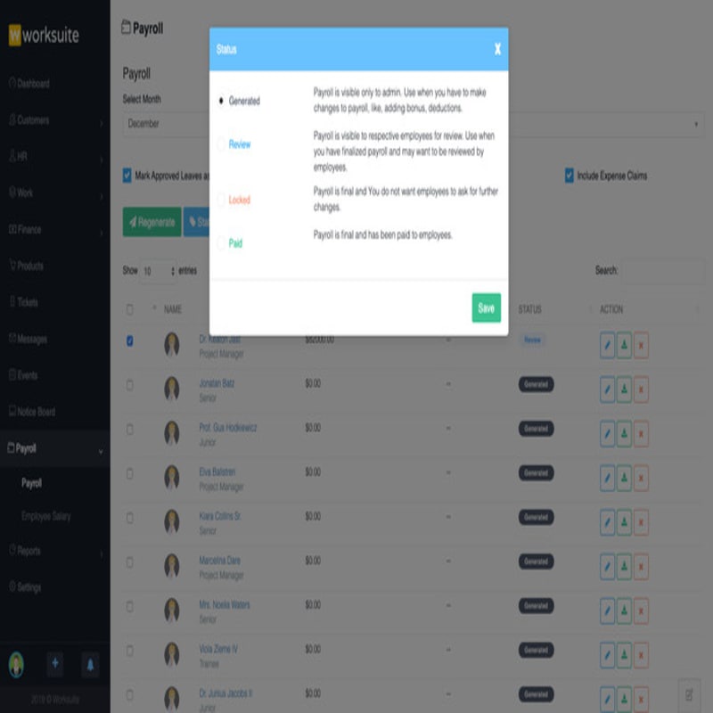 Php Addon Worksuite SAAS Lengkap - Payroll & HRIS Web
