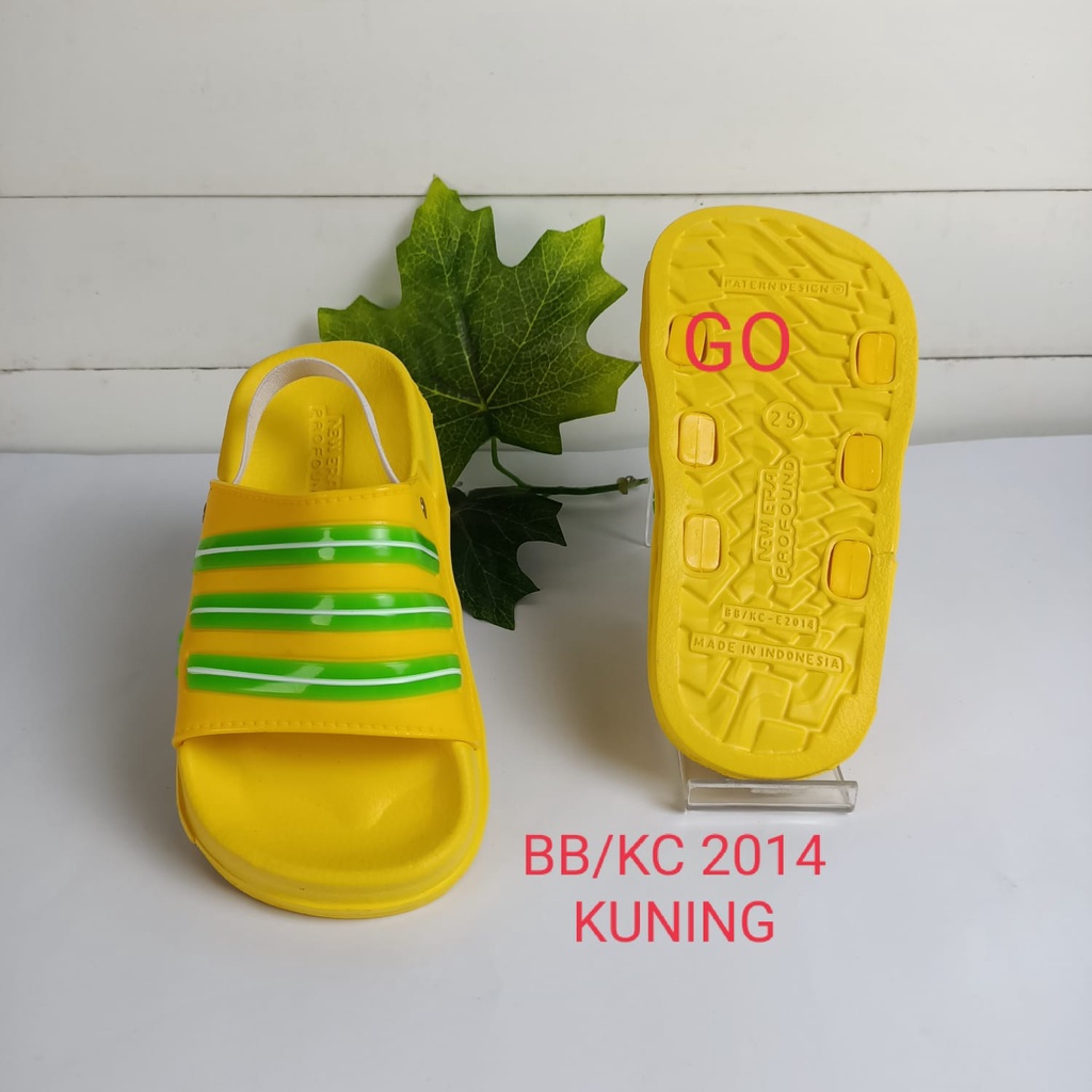 sogo NEW ERA BB CNC 2014 Sandal Anak Laki Laki Sandal Tali Karet Belakang Original