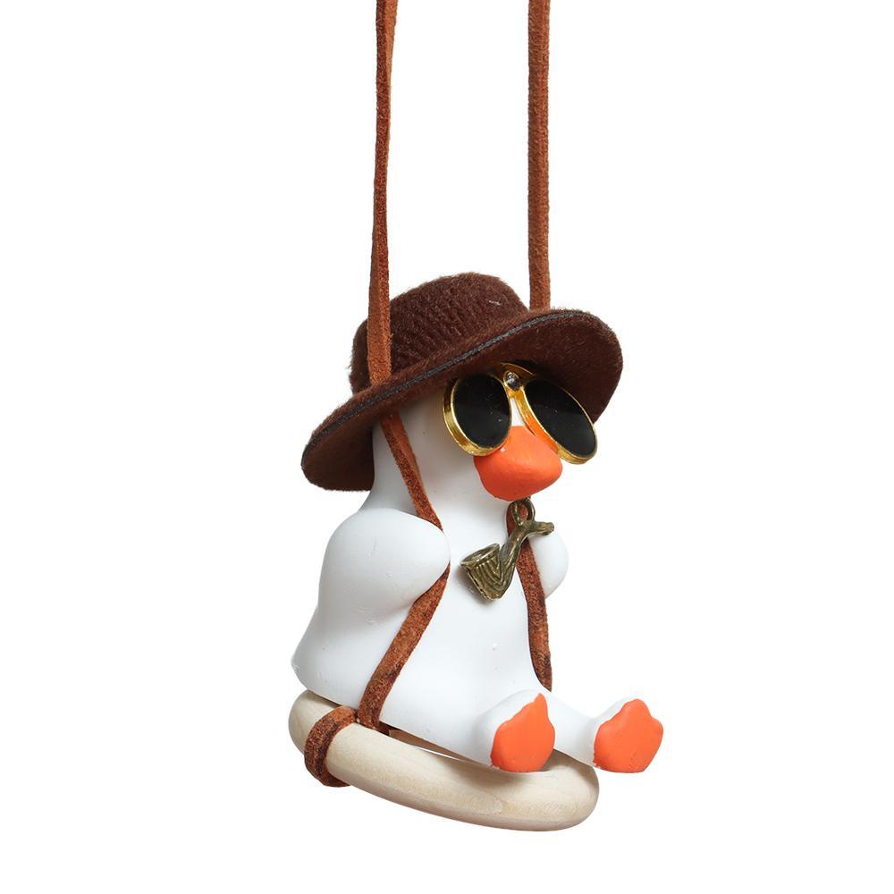 Suyou Gantungan Kunci Bentuk Bebek Kartun Kreatif