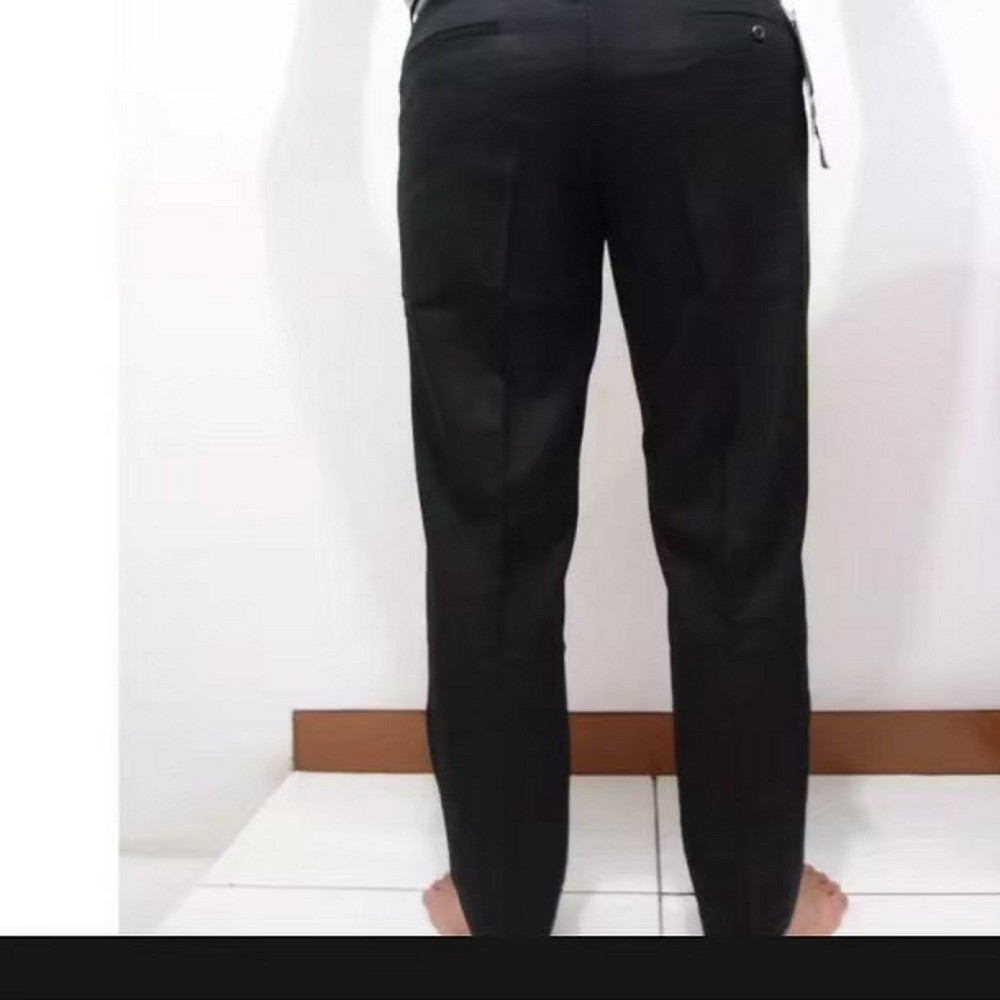 Celana Dasar Standar Reguler Fit Merk JCC Original Celana Bahan Katun Kantor Hitam Reguler Celana Formal Ukuran Standar Jumbo Super Jumbo  27 38 39 40 41 42 43 44