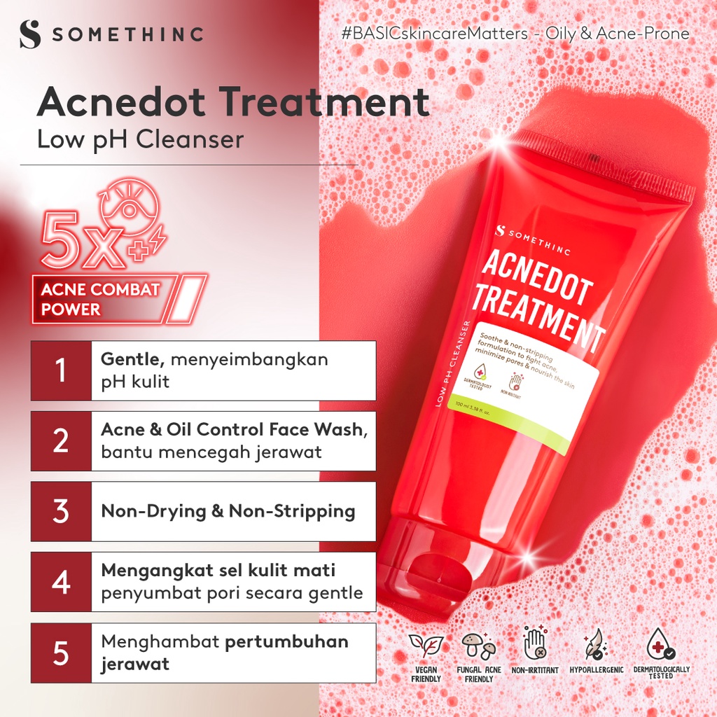 Somethinc ACNEDOT Treatment Low pH Cleanser