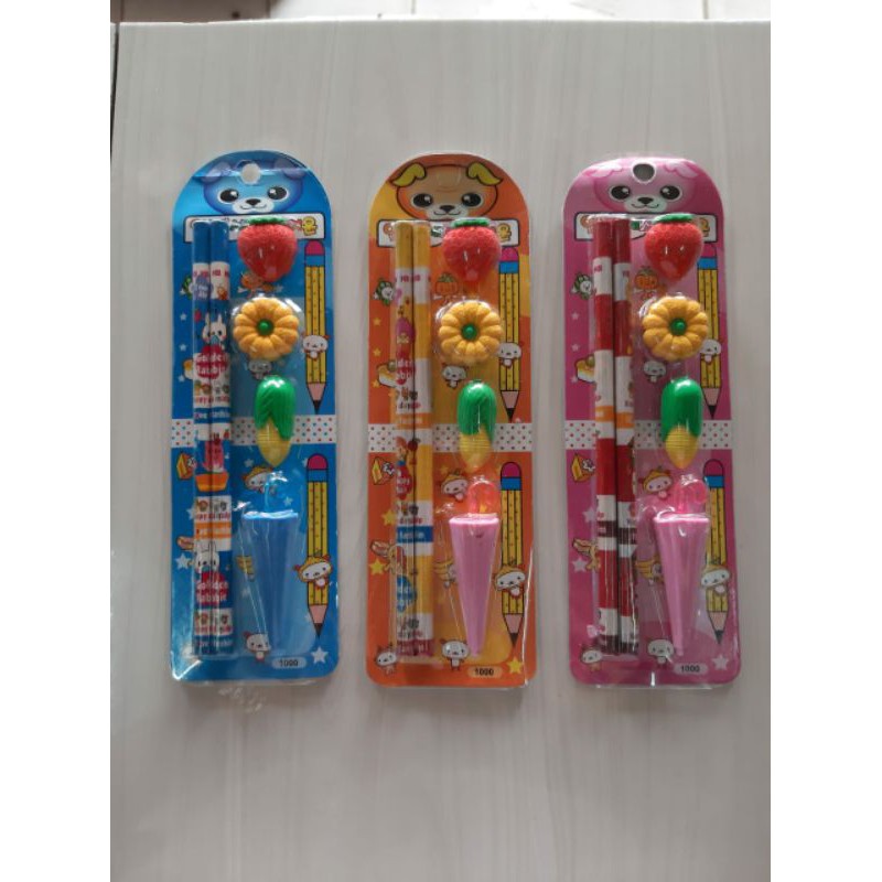 

PENGHAPUS + PENSIL FANCY 1000X15EA