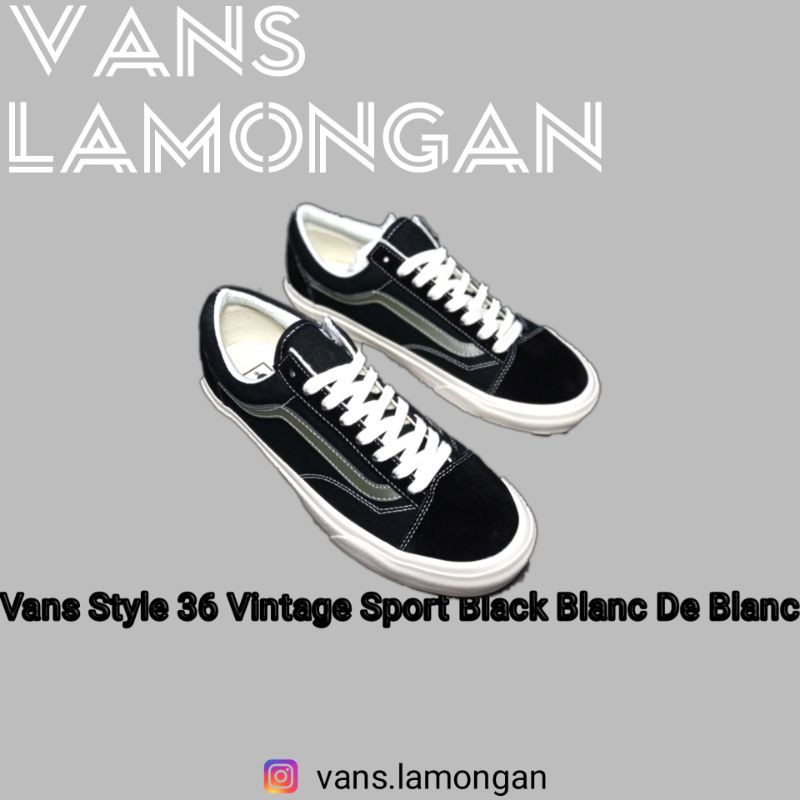 vans style 36 vintage sport black