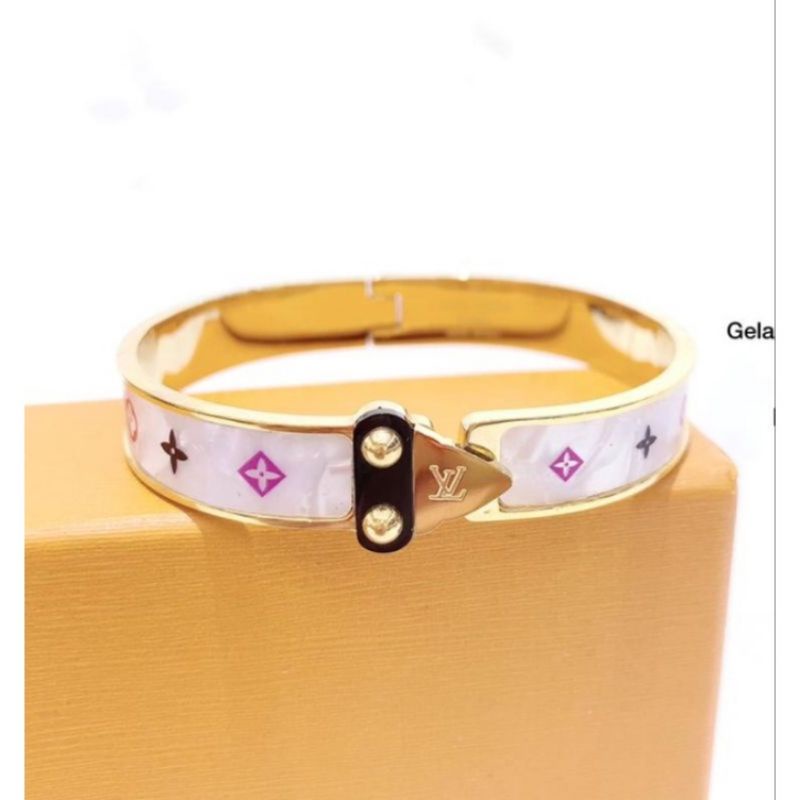 Gelang Titanium Asli Premium Quality anti karat anti alergi bracelet Stainless steel ori GTT-8223