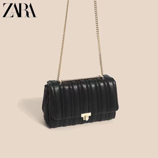 TAS WANITA MODERN KEKINIAN Z278 ZARA4 QUILTED MIDI CROSSBODY BAG | KUALITAS IMPORT#10030