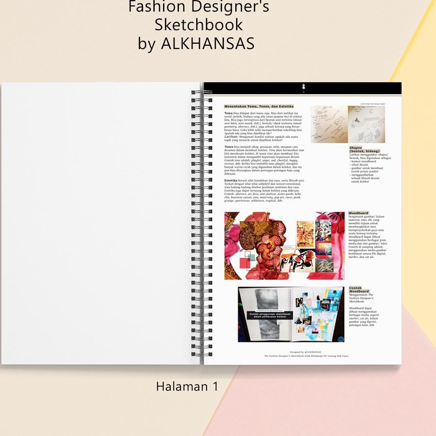 

Serbuuuu.. Alkhansas - Buku Gambar Fashion Designer (Fashion Designer's Sketchbook) Volume 8