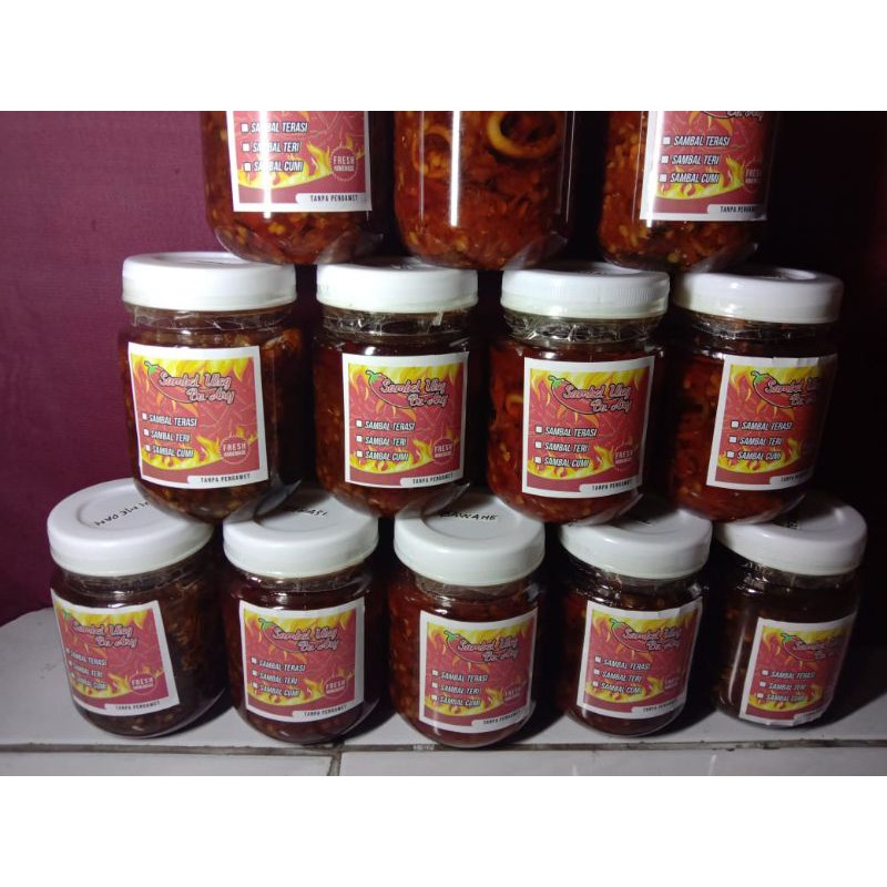 

[TERMURAH] SAMBAL BU ARY/Sambal Cumi/Sambal Ijo teri MEDAN/SambalTeri/SambalTerasi