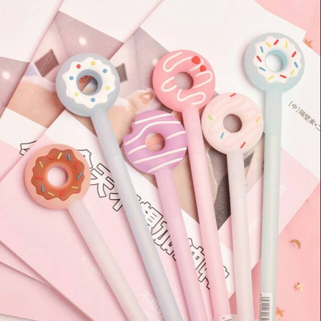 

Pulpen Gel Donat Kuki 0.5mm