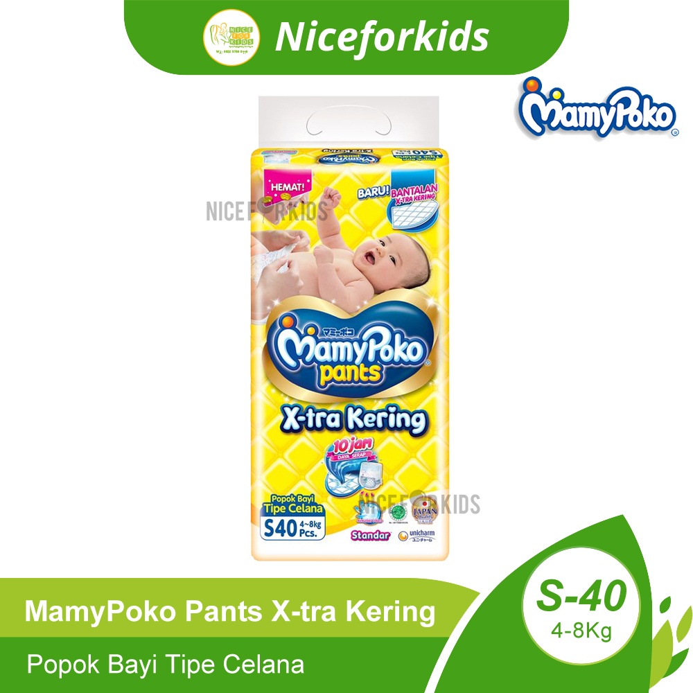 Mamypoko Pants Jumbo S58, M48, L42, XL38 x-tra kering