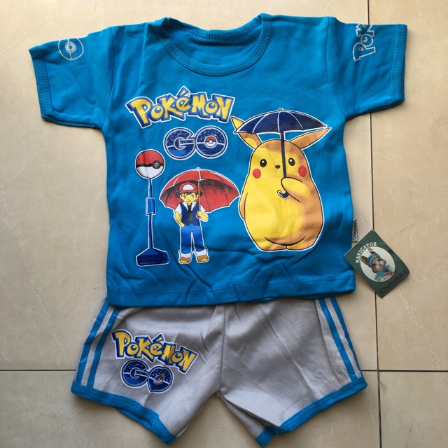 SALE!!! SETELAN ANAK 6bulan-1Tahun POKEMON