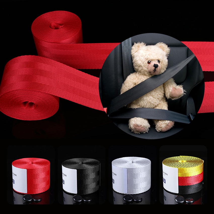 Sabuk Pengaman Mobil Universal Tali Sabuk Pengaman Mobil Berwarna / Seatbelt Tali Seat Belt Mobil