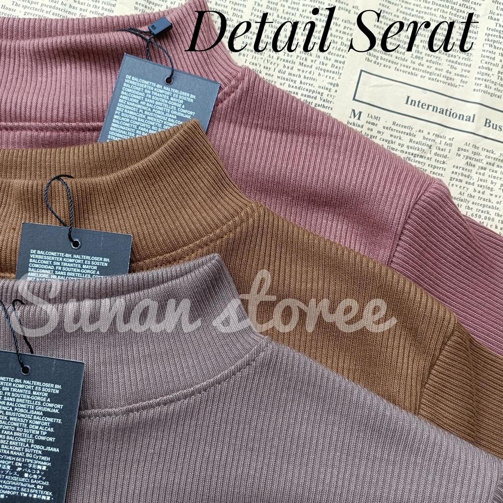 TURTLENECK lengan pendek / Turtleneck pendek Wanita ◦ SDL.294313
