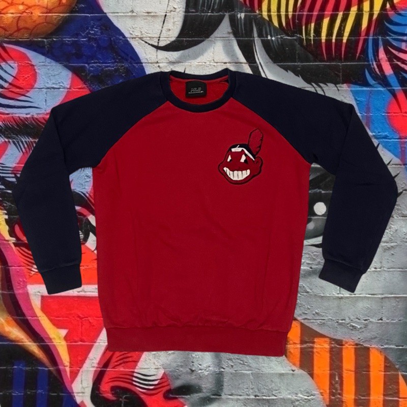 CREWNECK MLB INDIANS SECOND