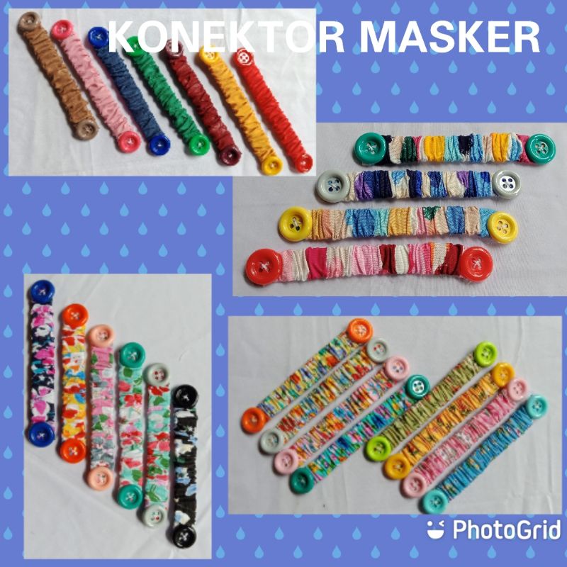 (ECER) KONEKTOR MASKER HIJAB LUCU KONEKTOR MASKER POLOS KONEKTOR MASKER MURAH PENGAIT MASKER MASKER
