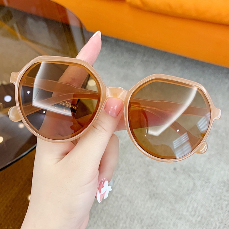 Korean Retro Kacamata Hitam Anti-Uv Wanita Elegan Fashion Style Aksesoris Mode totall
