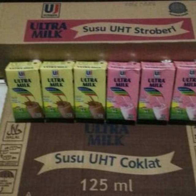 

Susu Ultra Milk Coklat | Stroberi | 125 ML Isi 40 Pcs