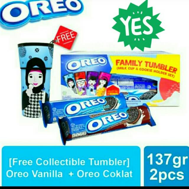 

Paket oreo free tumbler