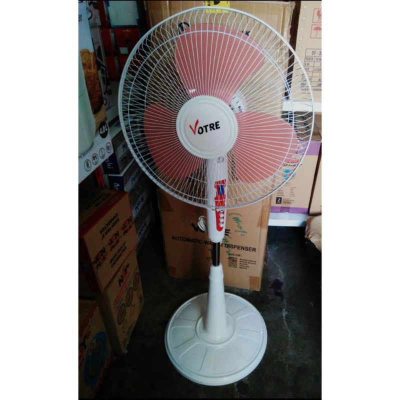 WELHOME standfan 3 speed / kipas angin berdiri WELHOME 16inc Standfan kaki bulat