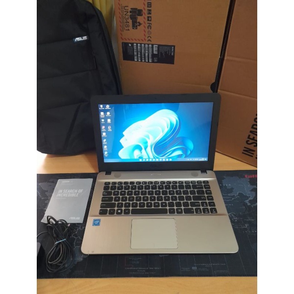 Laptop Second Asus X441M / X441MA Super Like New 99% Fullset Windows 11 Ori - Laptop Bekas Laptop Se