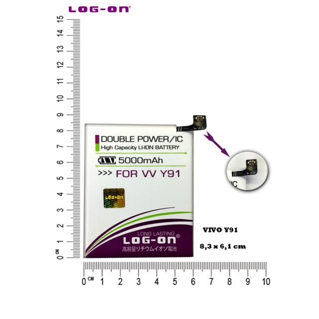 BATERAI LOGON VIVO Y91 - Y93 - Y95 B-F3 DOUBLE POWER