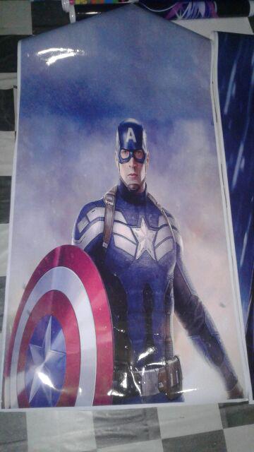 Stiker Kulkas 1 Pintu Motif Avengers