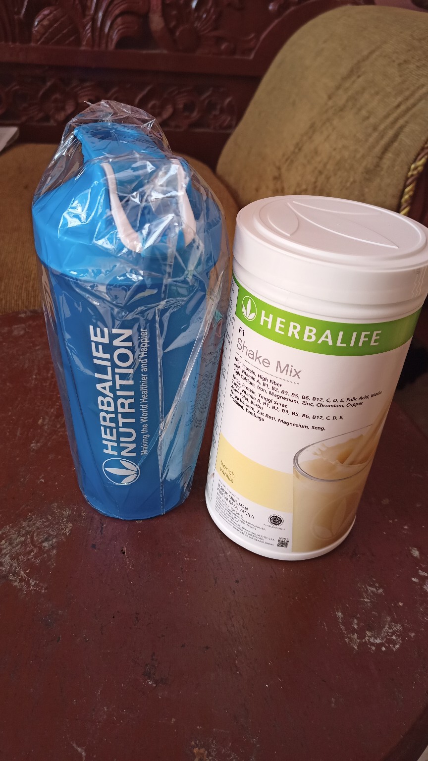 Shaker 600ml Herbalife Original Neon Jumbo Botol Minum Herbalife 200g (1kg Isi 6)
