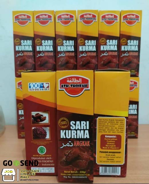 Sari Kurma Angkak / Sari Kurma Ath-Thoifah 330gram Pencegah Demam Berdarah DB