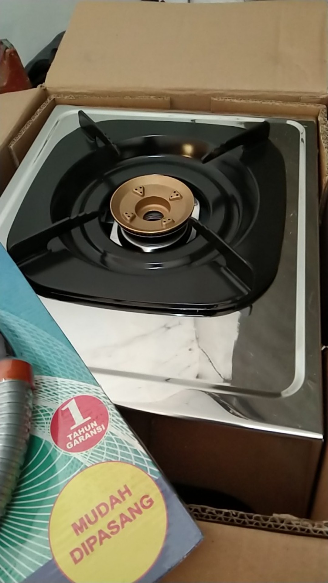 Kompor Gas Rinai Sni Garansi Resmi Stove Asli 1 Tungku Ri-511e Sni Tebal Kuat Original